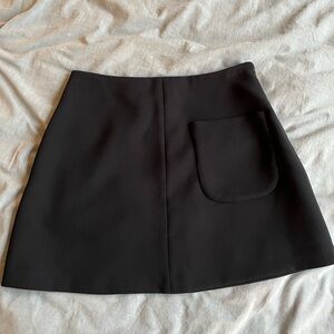 Aritzia Wilfred Essonne Skirt in Black Sz 2